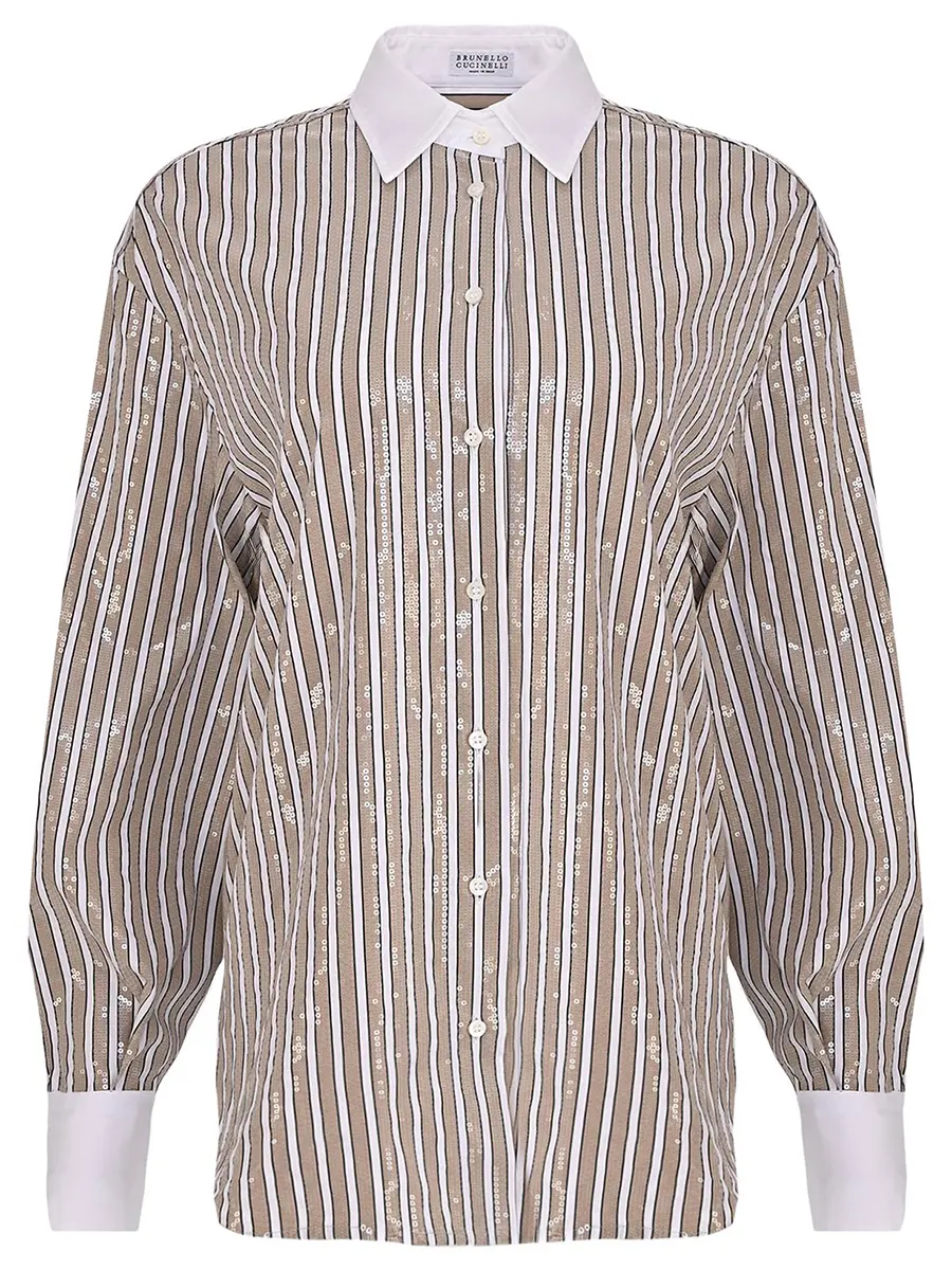 Рубашка с пайетками