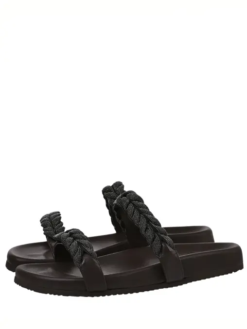 Шлепанцы кожаные BRUNELLO CUCINELLI