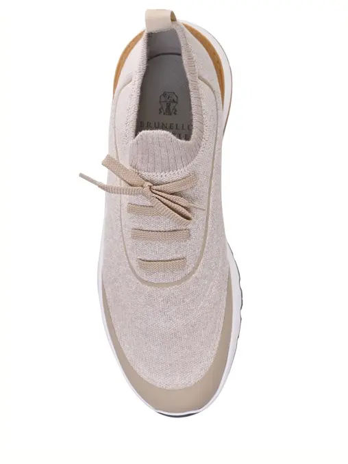 Кроссовки текстильные BRUNELLO CUCINELLI
