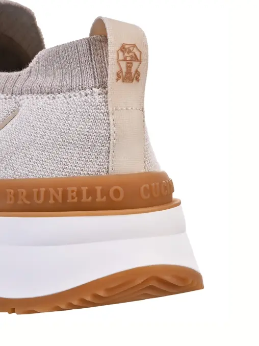 Кроссовки текстильные BRUNELLO CUCINELLI