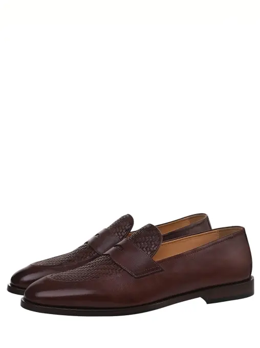 Лоферы кожаные BRUNELLO CUCINELLI