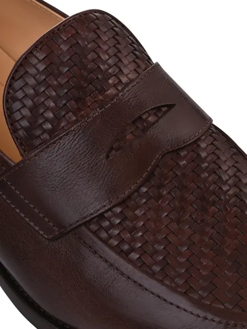 Лоферы кожаные BRUNELLO CUCINELLI
