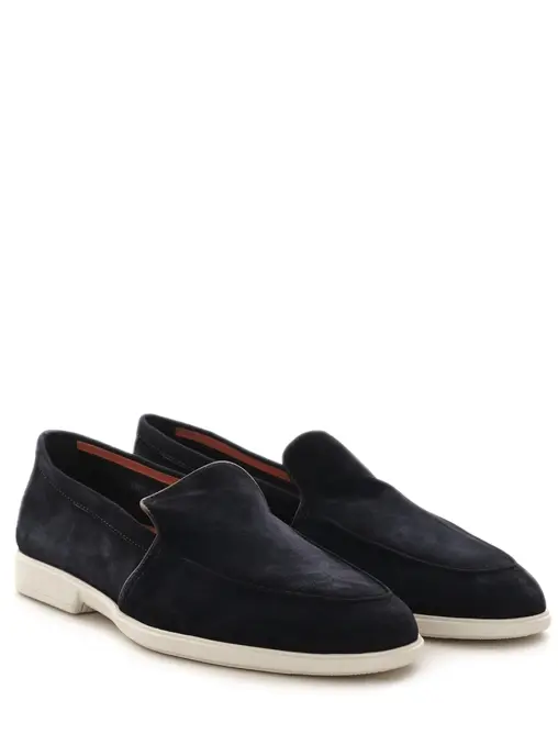 Лоферы замшевые SANTONI