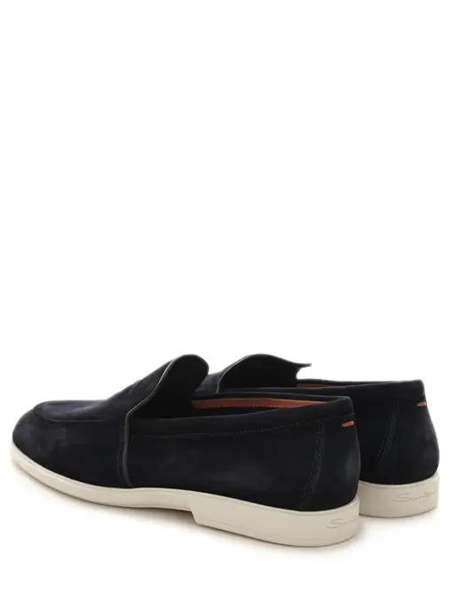 Лоферы замшевые SANTONI
