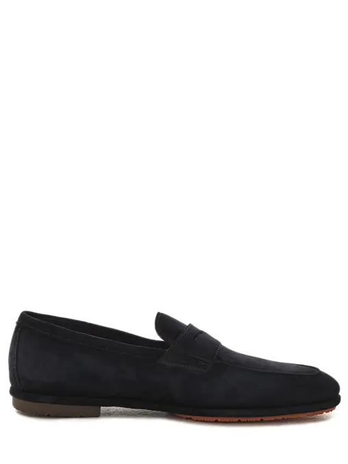 Лоферы замшевые SANTONI