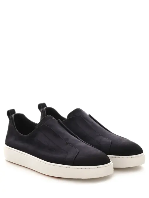 Слипоны замшевые SANTONI