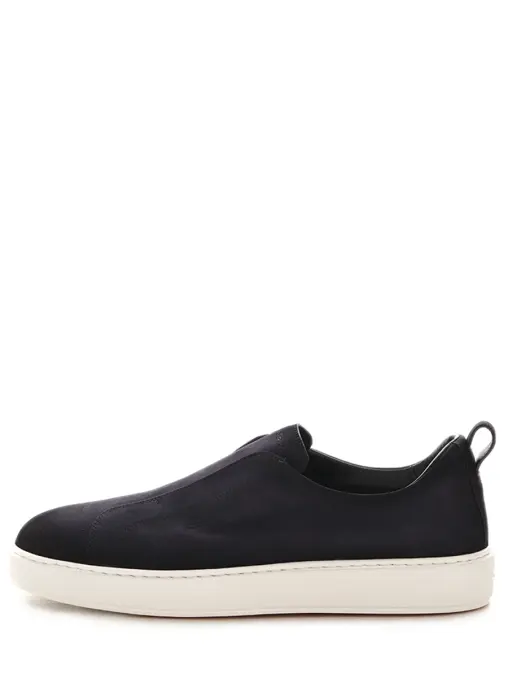 Слипоны замшевые SANTONI