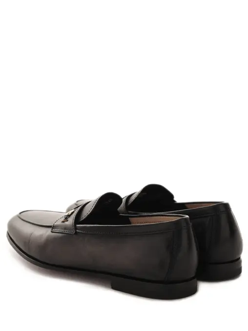 Лоферы кожаные SANTONI