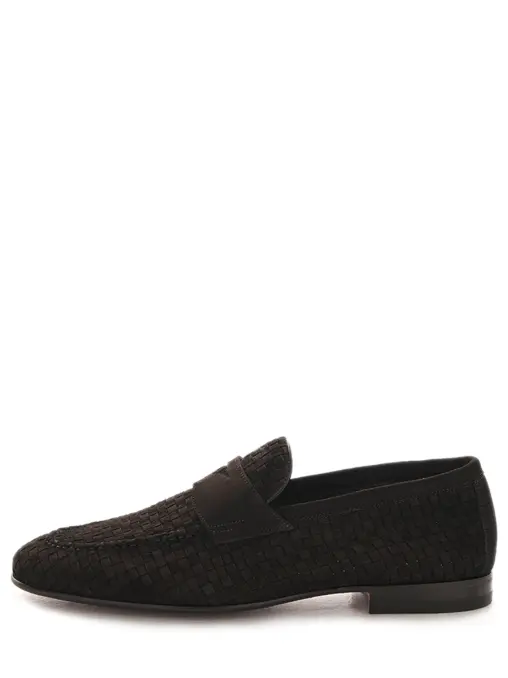 Лоферы замшевые SANTONI