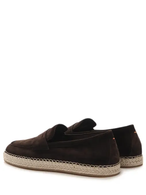 Лоферы замшевые SANTONI