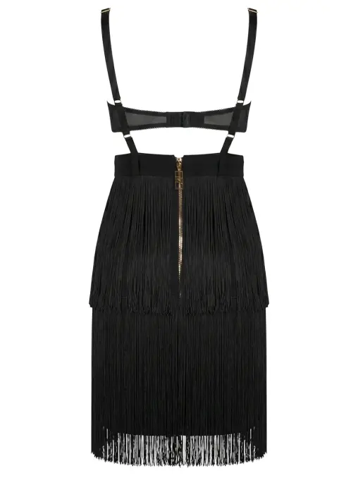 Платье с бахромой ELISABETTA FRANCHI