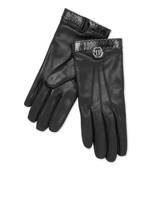 Перчатки кожаные PHILIPP PLEIN