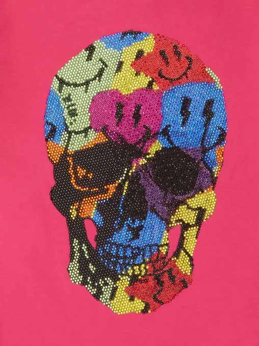 Футболка со стразами PHILIPP PLEIN