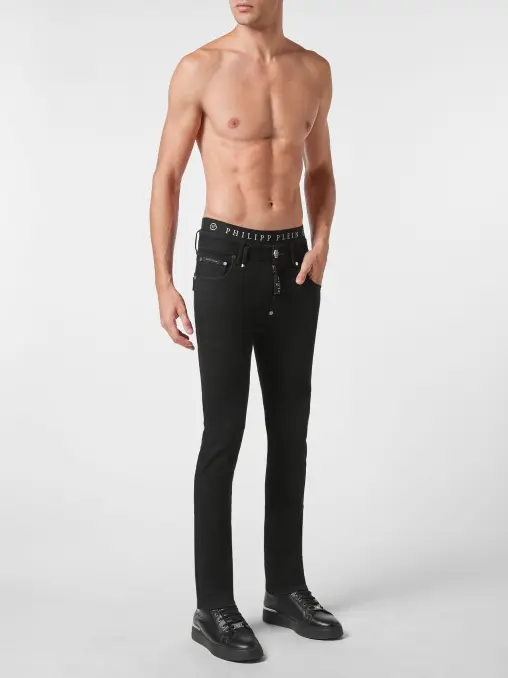 Джинсы хлопковые PHILIPP PLEIN