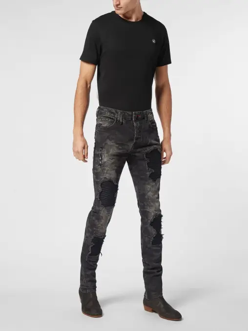 Джинсы хлопковые PHILIPP PLEIN