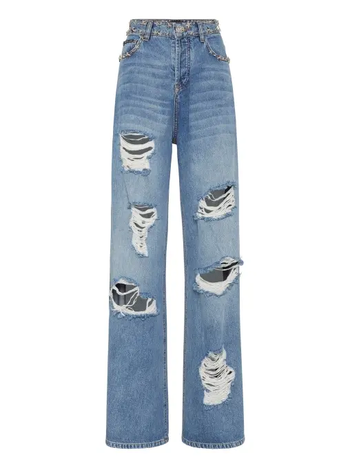 Джинсы хлопковые PHILIPP PLEIN