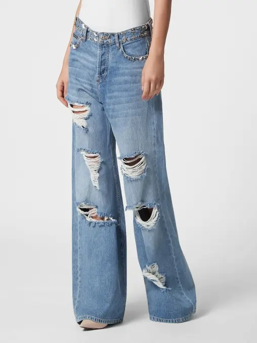 Джинсы хлопковые PHILIPP PLEIN