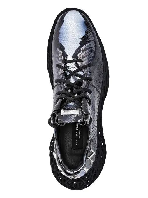Кроссовки из кожи питона PHILIPP PLEIN