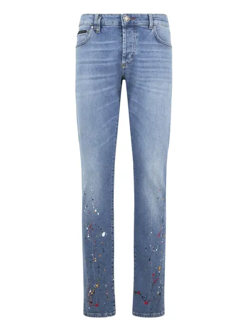 Джинсы хлопковые PHILIPP PLEIN