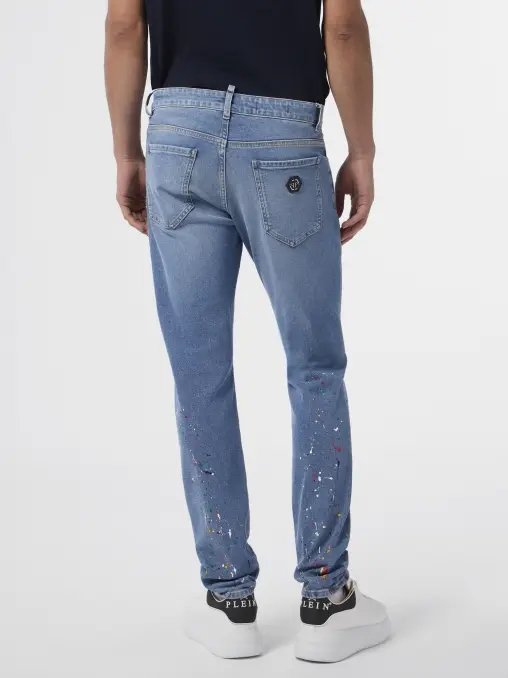 Джинсы хлопковые PHILIPP PLEIN