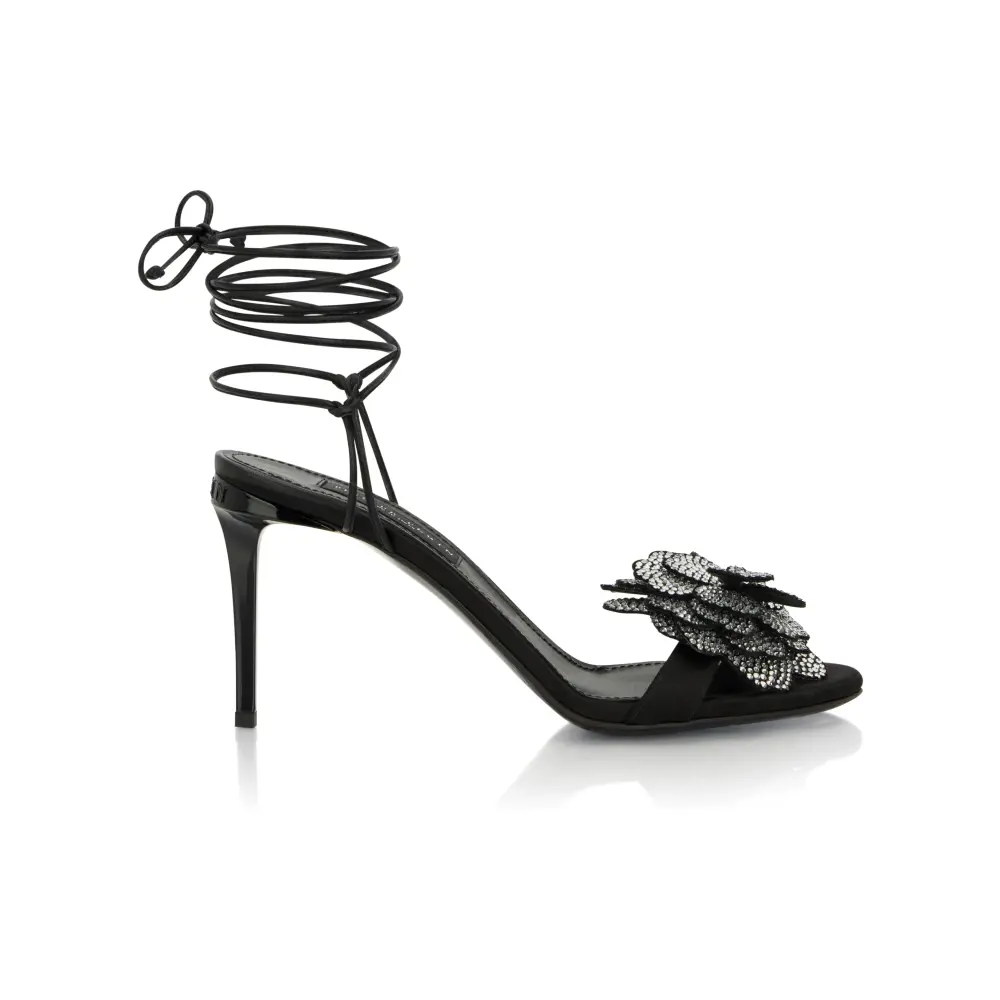 Босоножки текстильные