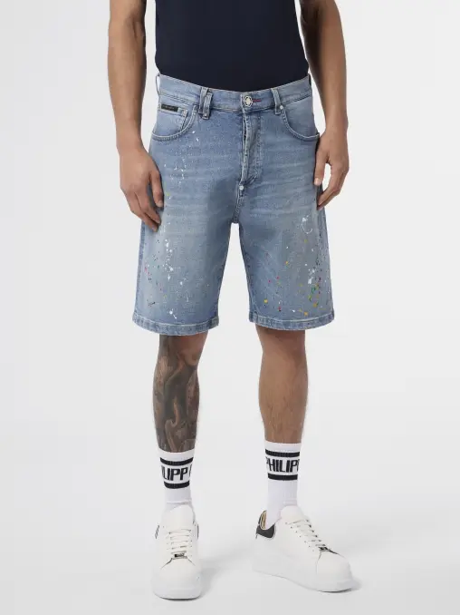 Шорты джинсовые PHILIPP PLEIN