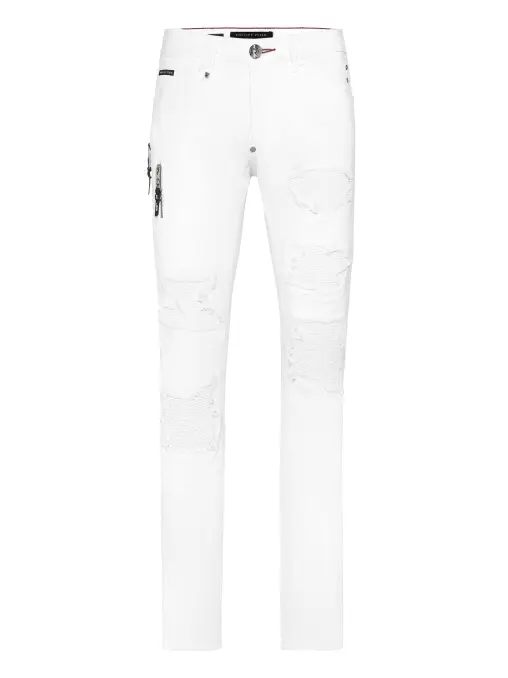 Джинсы хлопковые PHILIPP PLEIN