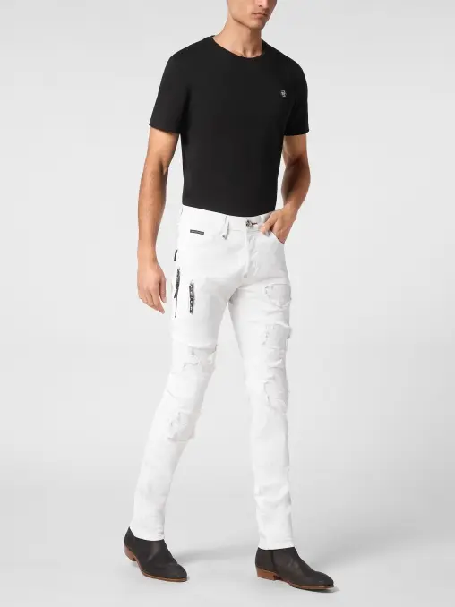 Джинсы хлопковые PHILIPP PLEIN