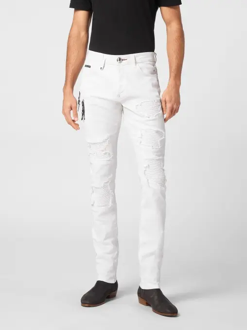 Джинсы хлопковые PHILIPP PLEIN
