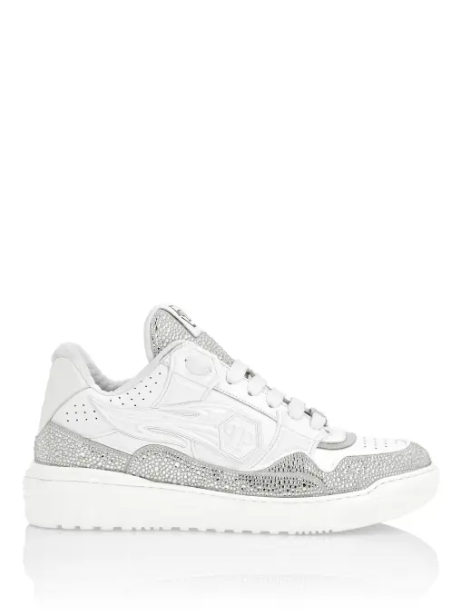 Кроссовки со стразами PHILIPP PLEIN