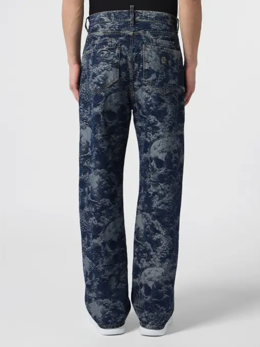 Джинсы хлопковые PHILIPP PLEIN