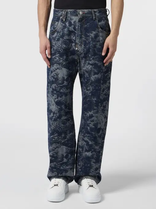 Джинсы хлопковые PHILIPP PLEIN
