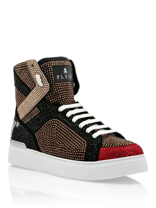 Кеды со стразами PHILIPP PLEIN