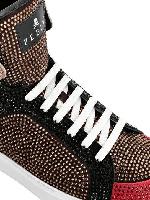 Кеды со стразами PHILIPP PLEIN