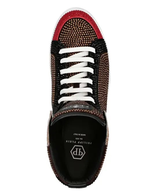 Кеды со стразами PHILIPP PLEIN
