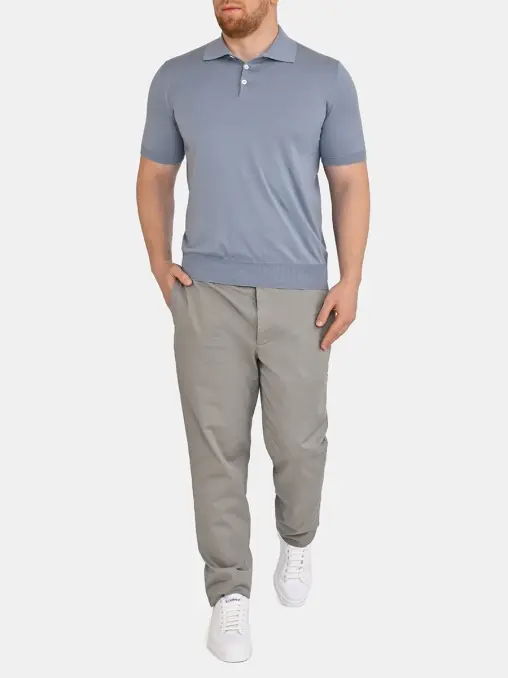 Поло хлопковое BRUNELLO CUCINELLI