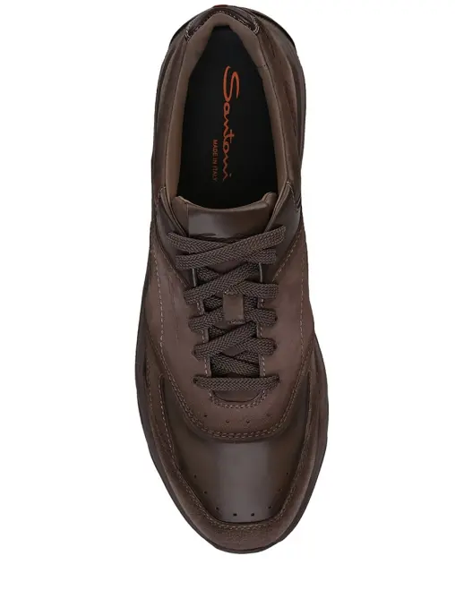 Кроссовки кожаные SANTONI