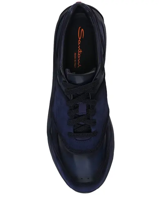 Кроссовки кожаные SANTONI