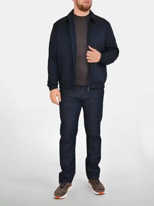 Бомбер однотонный CANALI