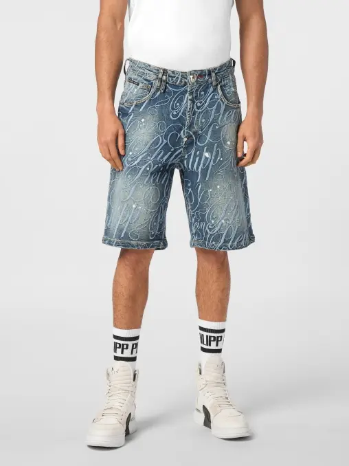 Шорты джинсовые PHILIPP PLEIN