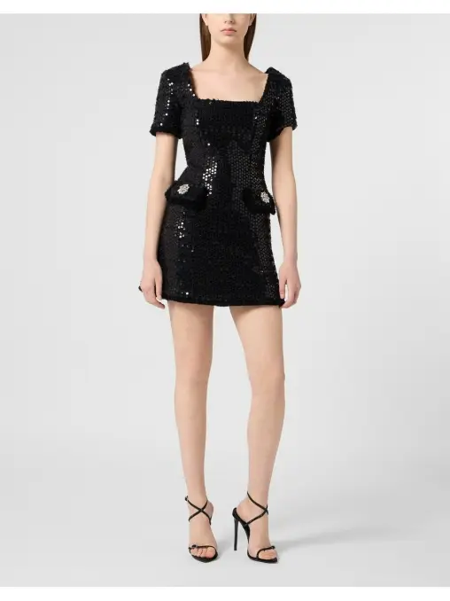 Платье с пайетками PHILIPP PLEIN