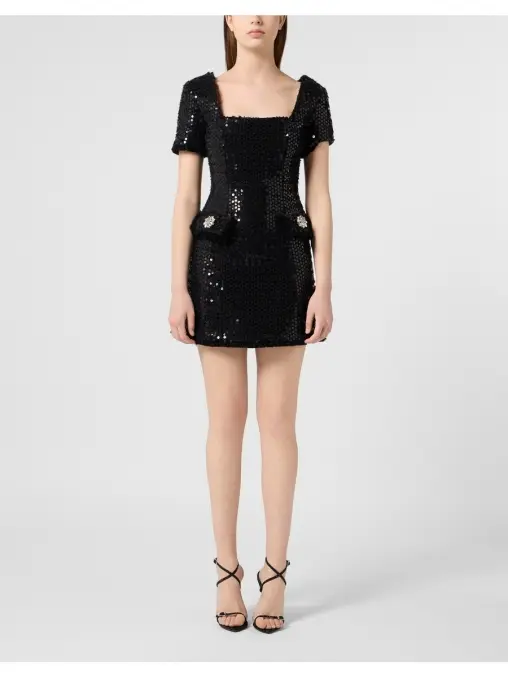 Платье с пайетками PHILIPP PLEIN