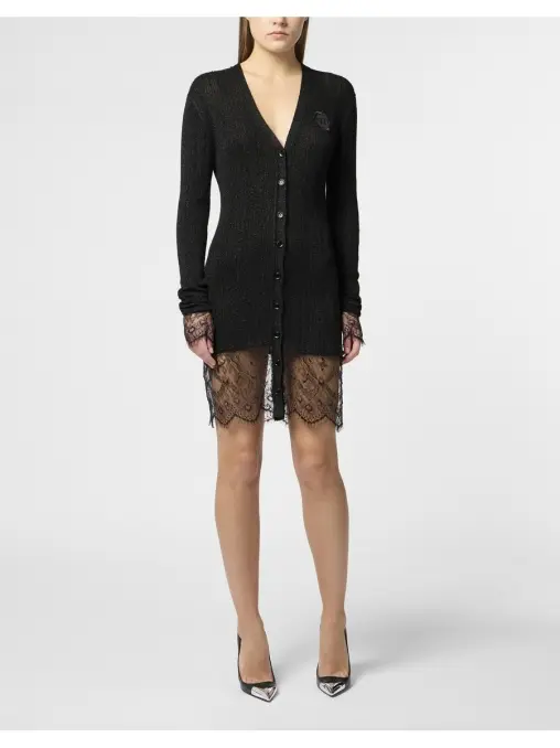 Платье с кружевом PHILIPP PLEIN