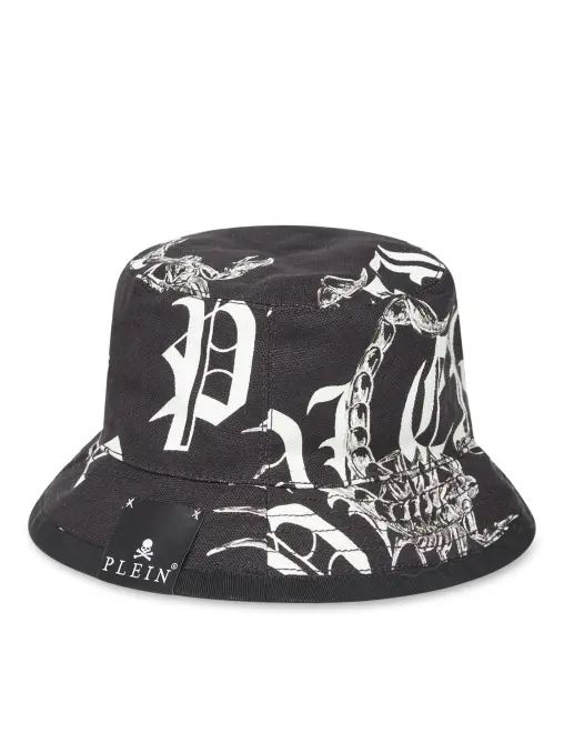 Панама из хлопка и льна PHILIPP PLEIN