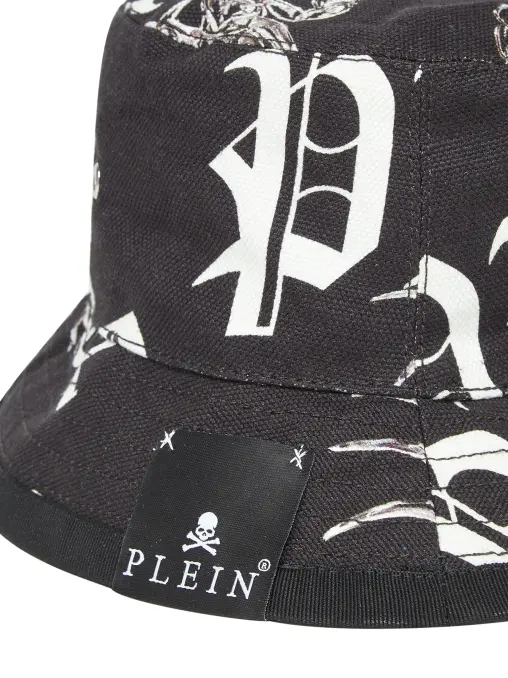 Панама из хлопка и льна PHILIPP PLEIN
