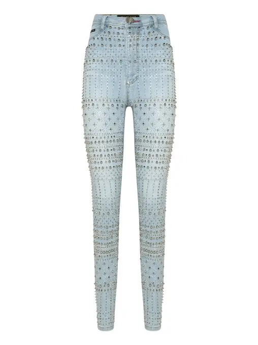 Джинсы хлопковые PHILIPP PLEIN