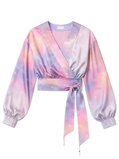 Блузка шелковая «Богиня Нут» AURORA.LUXE