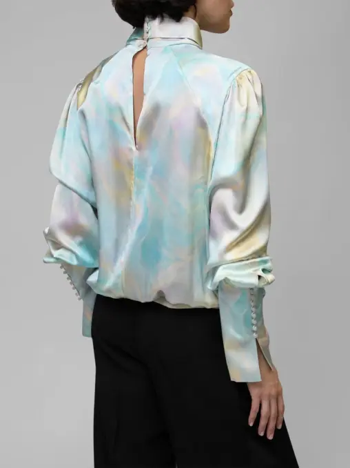 Блуза шелковая «Модерна» AURORA.LUXE