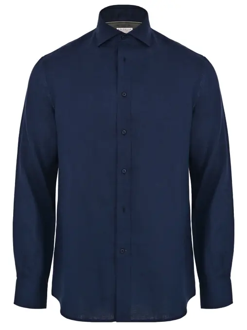 Рубашка льняная BRUNELLO CUCINELLI