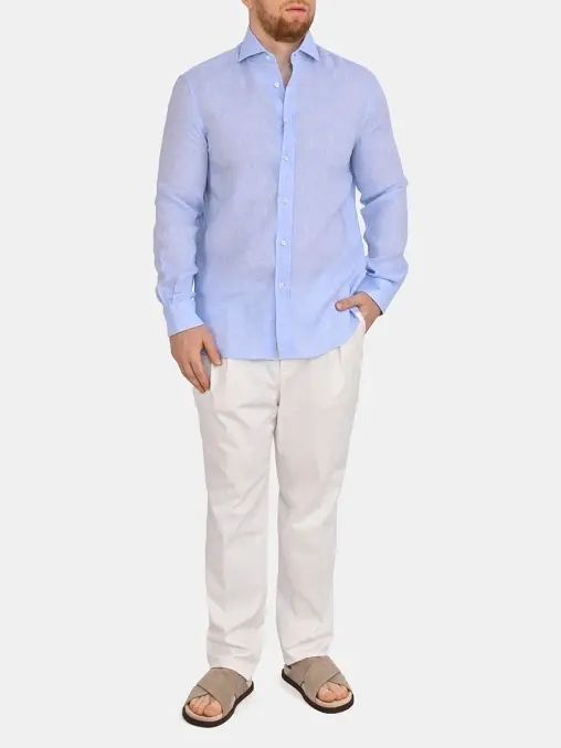 Рубашка льняная BRUNELLO CUCINELLI